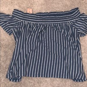 Off the shoulder shirt